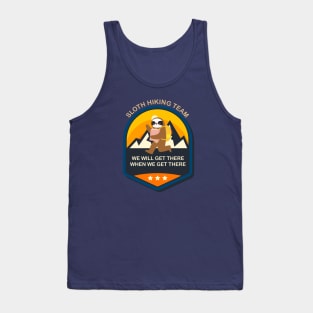 Sloth Hiking Team Tank Top